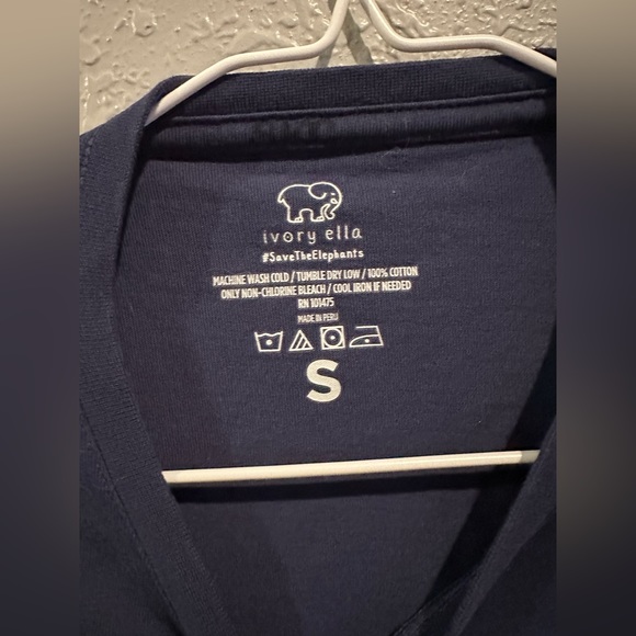 Ivory Ella Basketball Long Sleeve T Shirt - Size S - Picture 3 of 4